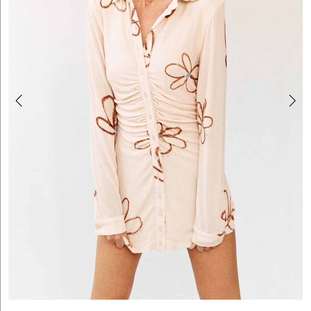 NWT With Jean Andy Dress with Flowers